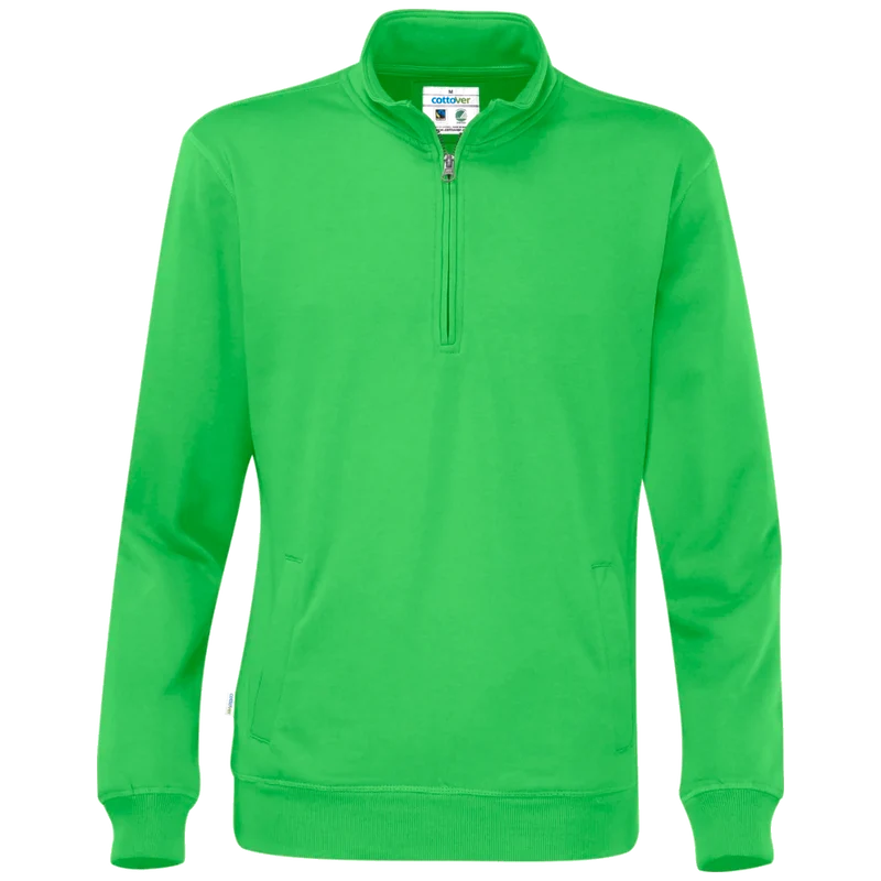 Cottover Sweater Half Zip Unisex GOTS Gecertificeerd 141012