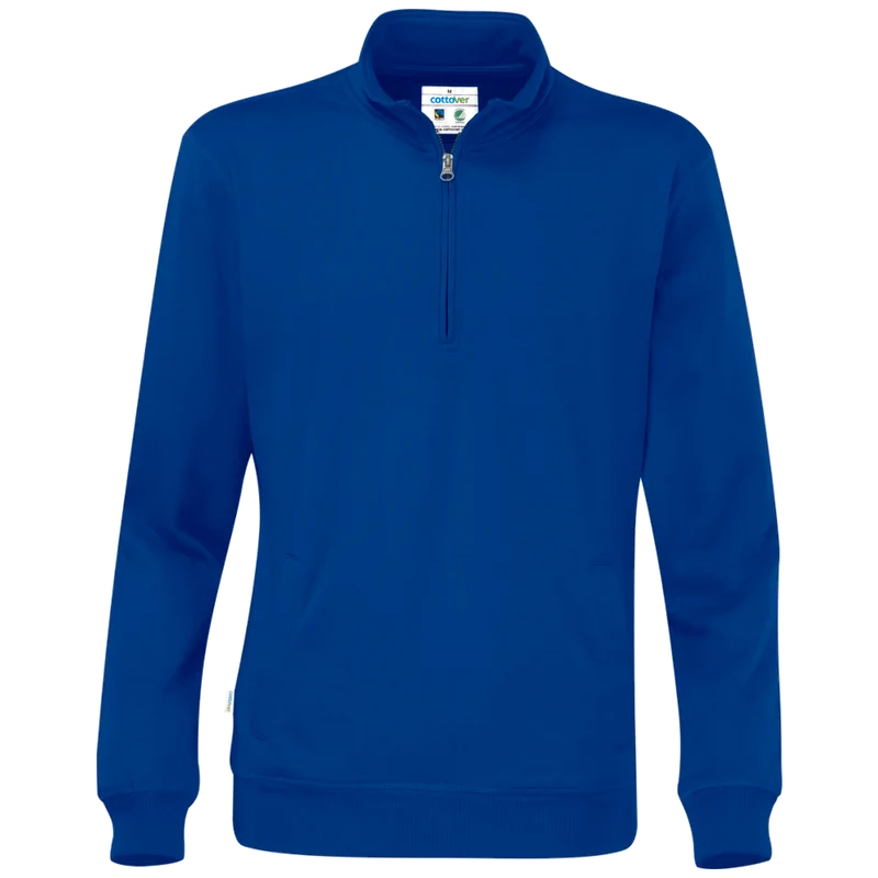 Cottover Sweater Half Zip Unisex GOTS Gecertificeerd 141012