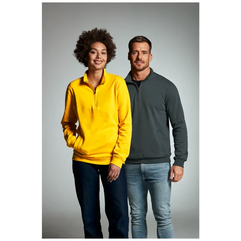 Cottover Sweater Half Zip Unisex GOTS Gecertificeerd 141012