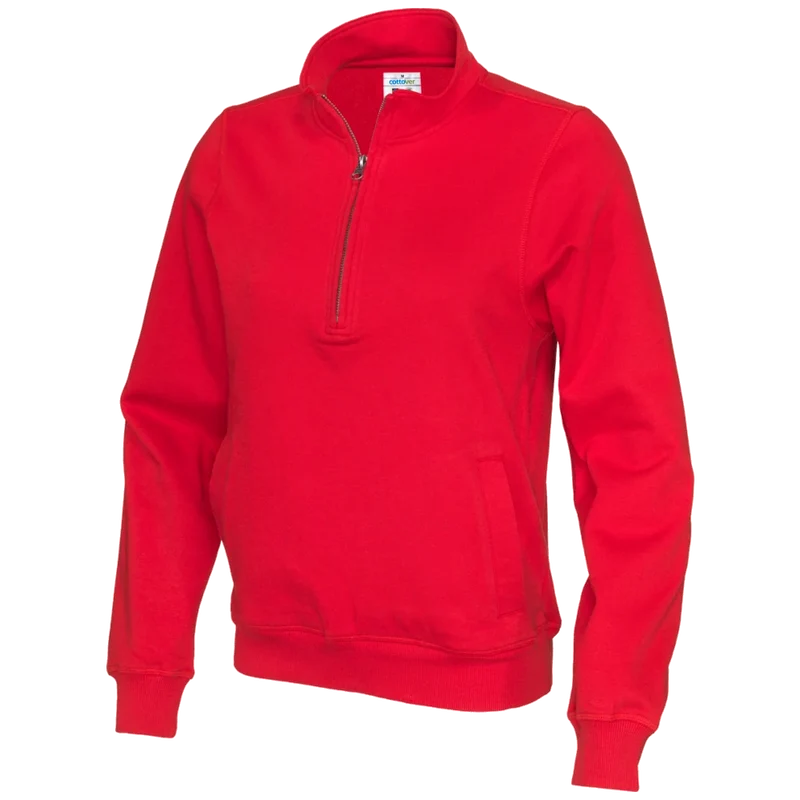Cottover Sweater Half Zip Unisex GOTS Gecertificeerd 141012