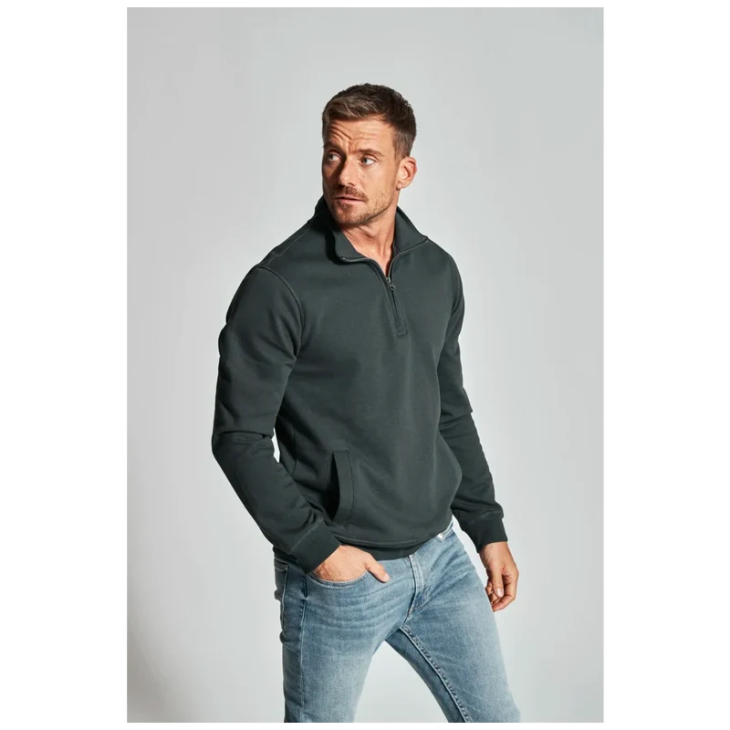 Cottover Sweater Half Zip Unisex GOTS Gecertificeerd 141012