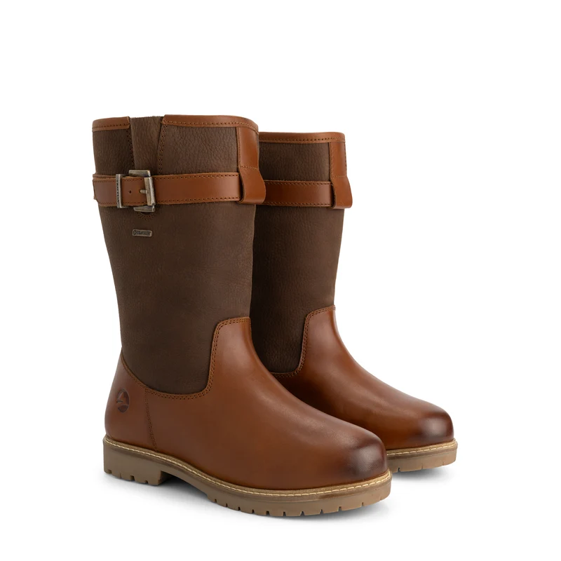 Vrangen Damen – Outdoor-Stiefel – mit Wolle gefüttert – Cognac