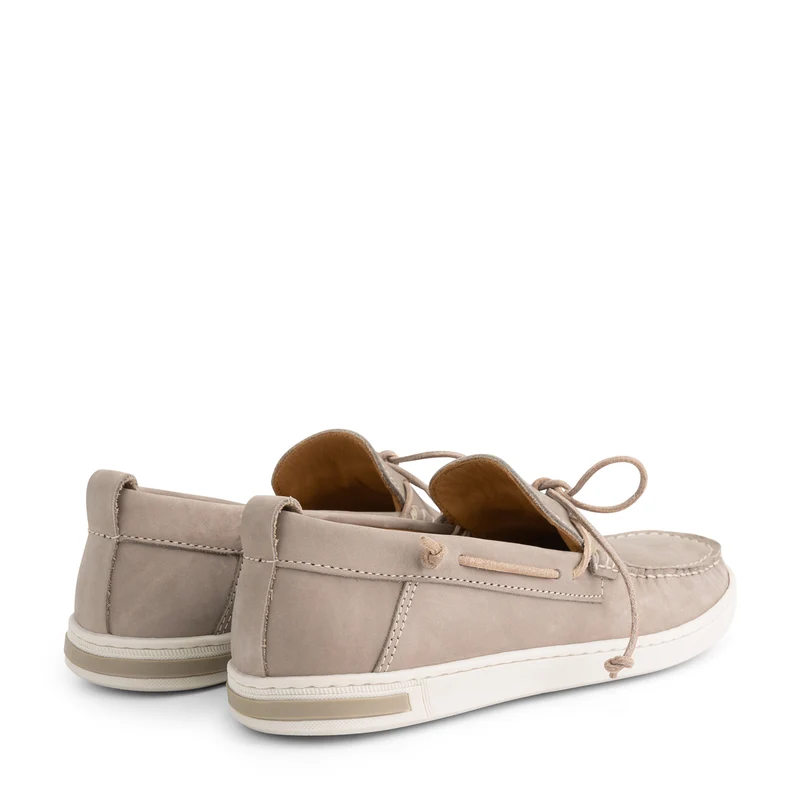 Falmouth Herren - Bootsschuhe - Nubuk - Grau