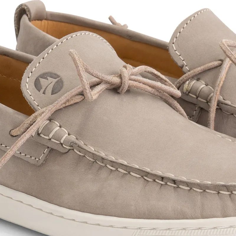 Falmouth Herren - Bootsschuhe - Nubuk - Grau