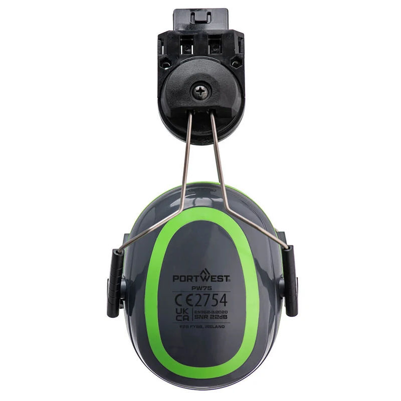 PW75 - HV Extreme Kapselgehörschutz Clip-On Grau-Grün / PW PW75-01