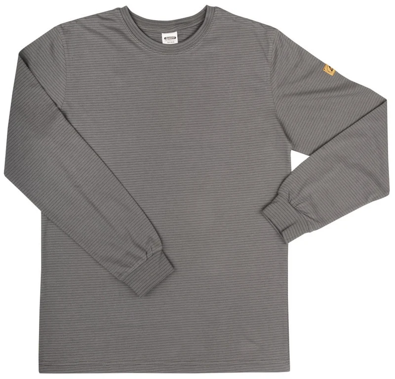 ESD - Langarm - T - Shirt / ISM 6638 Grau