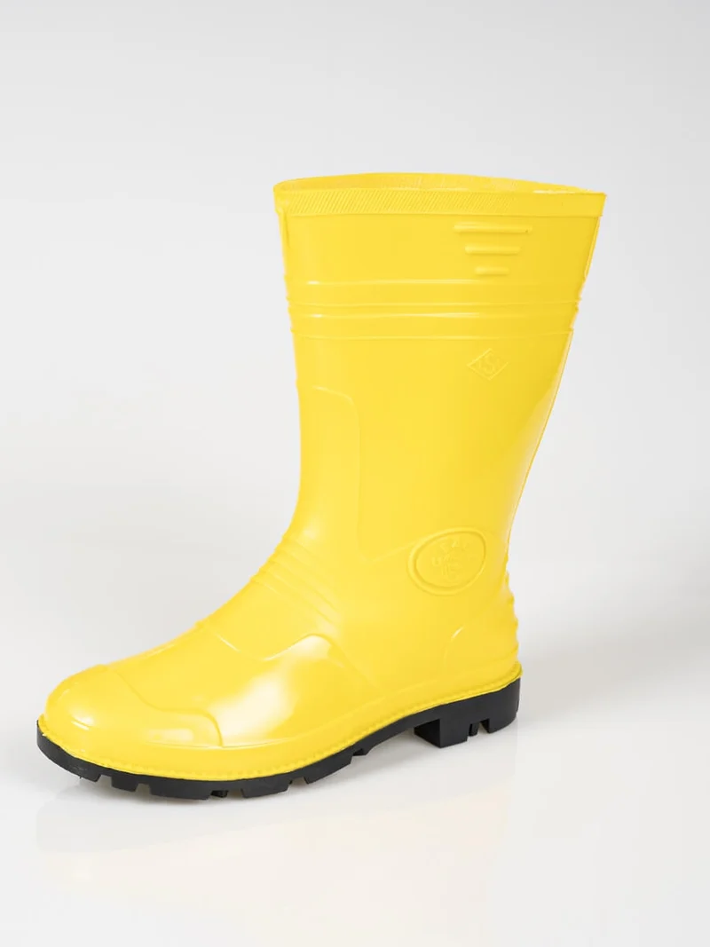 Kurzer Gummi Stiefel / T003-04 Gelb
