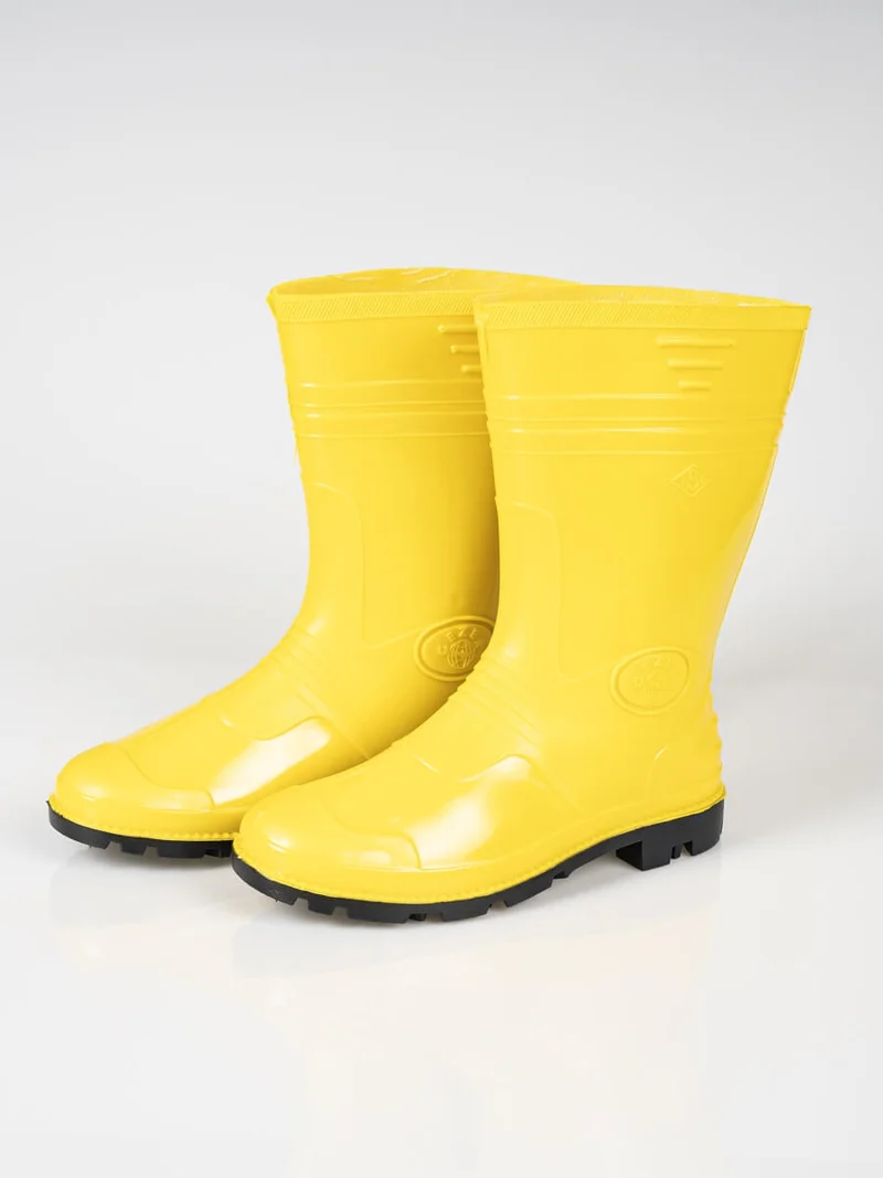 Kurzer Gummi Stiefel / T003-04 Gelb