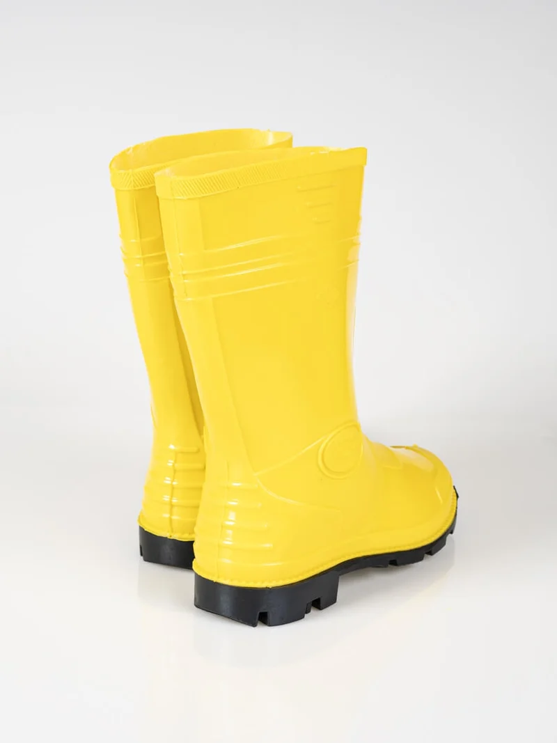 Kurzer Gummi Stiefel / T003-04 Gelb