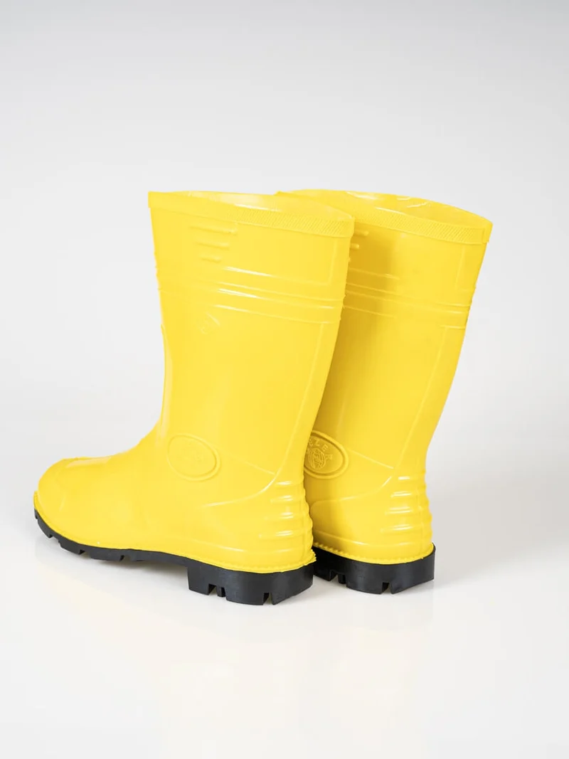 Kurzer Gummi Stiefel / T003-04 Gelb