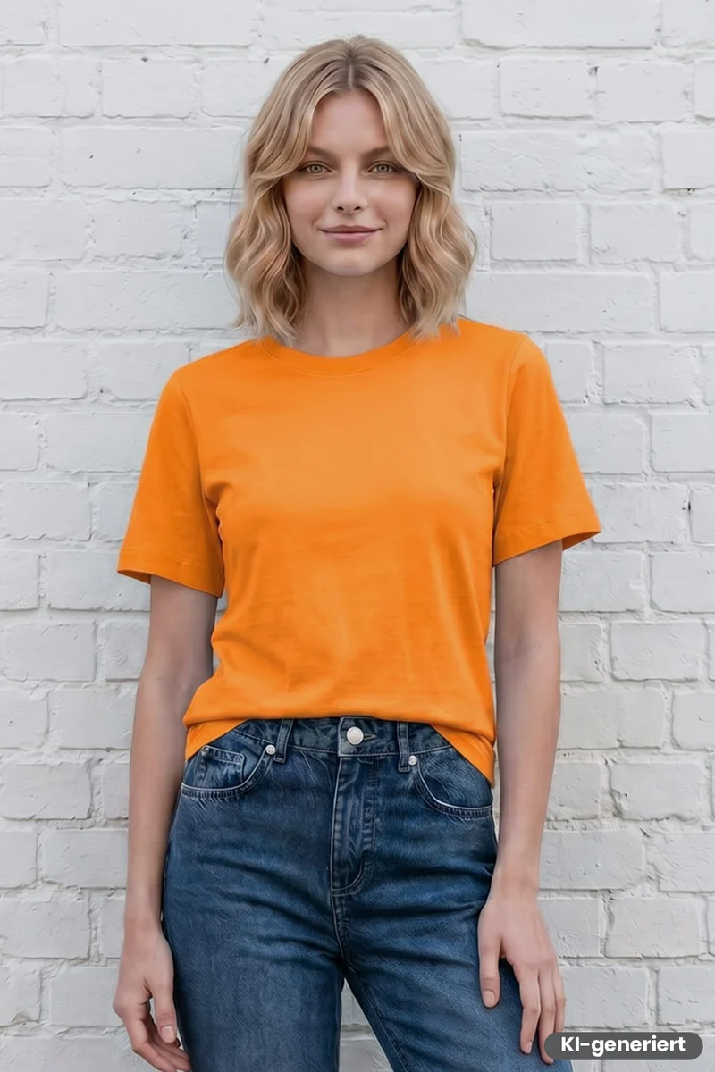 Damen T - Shirt / M066-30 Orange