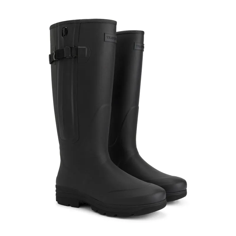 Grenivik Damen – Regenstiefel – Gummistiefel – Schwarz