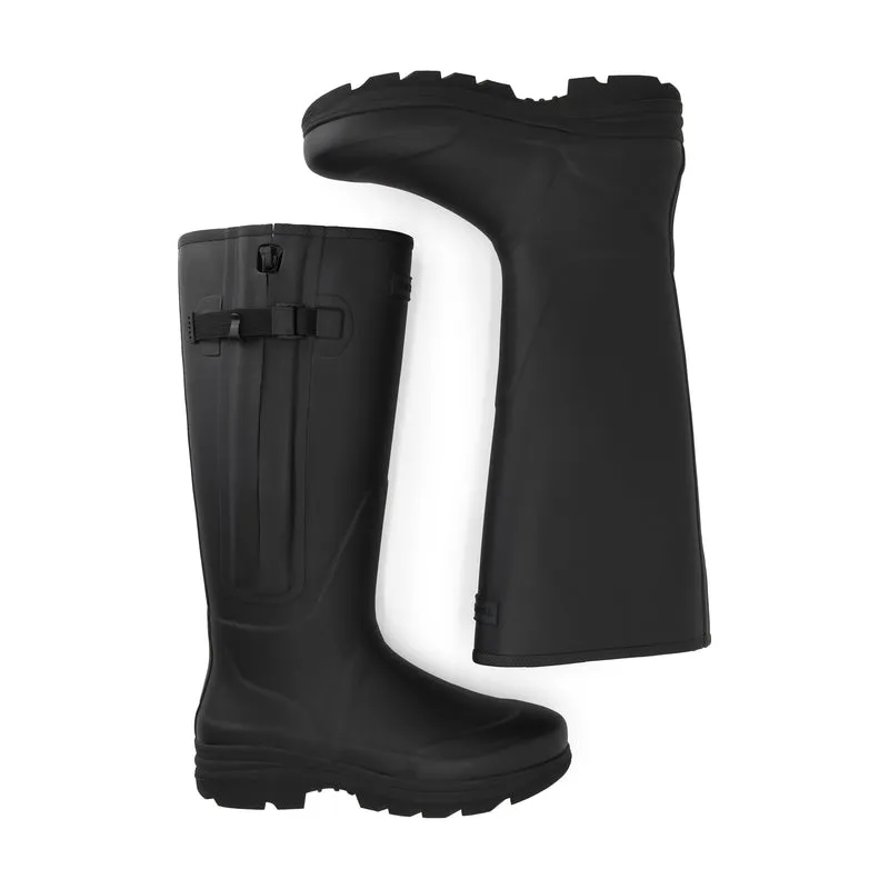 Grenivik Damen – Regenstiefel – Gummistiefel – Schwarz