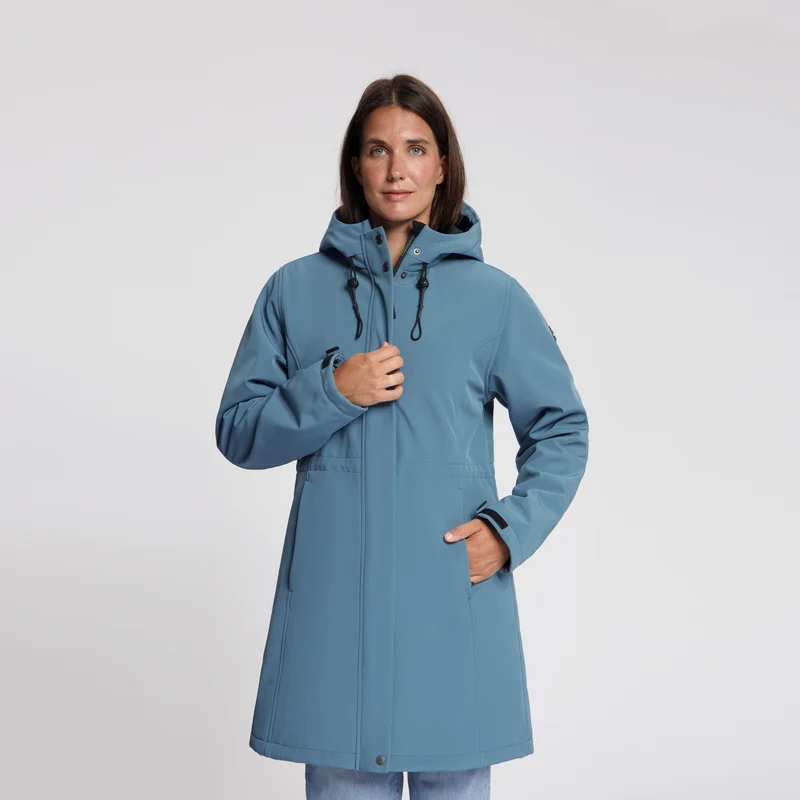 Elinor Damen – Softshell-Jacke – Wasserdicht – Blau