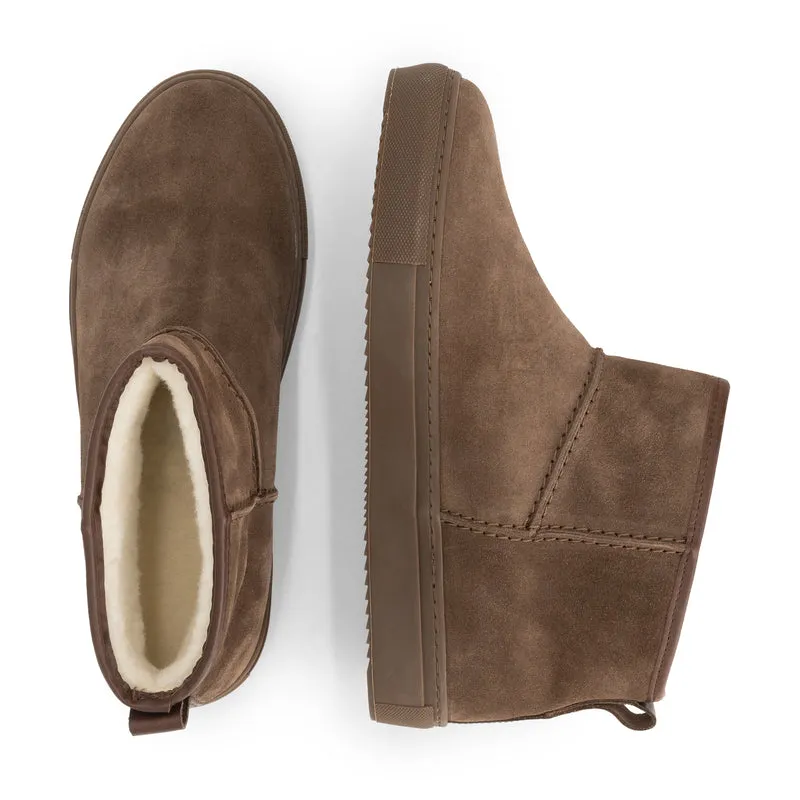 Vernon Damen – Winterstiefel – Mit Wolle gefüttert – Dunkelbraun