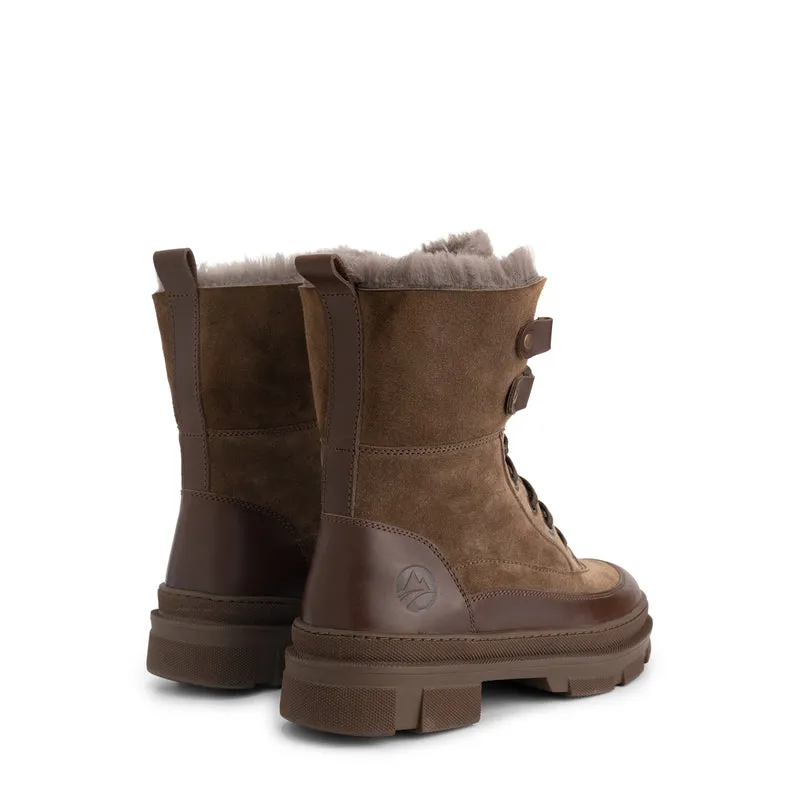 Tremblant Damen – Winterstiefel – Mit Wolle gefüttert – Dunkelbraun