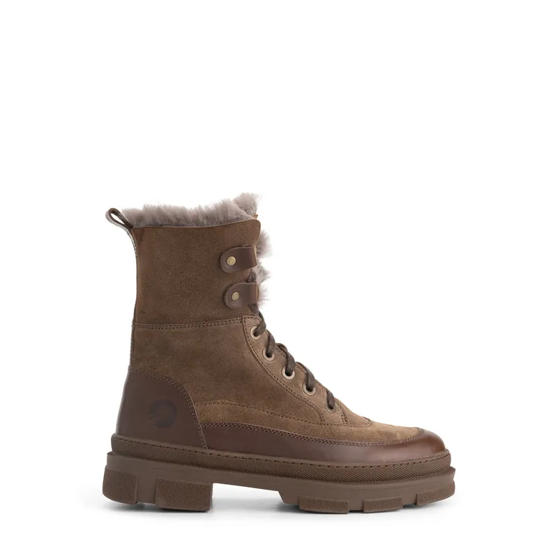 Tremblant Damen – Winterstiefel – Mit Wolle gefüttert – Dunkelbraun