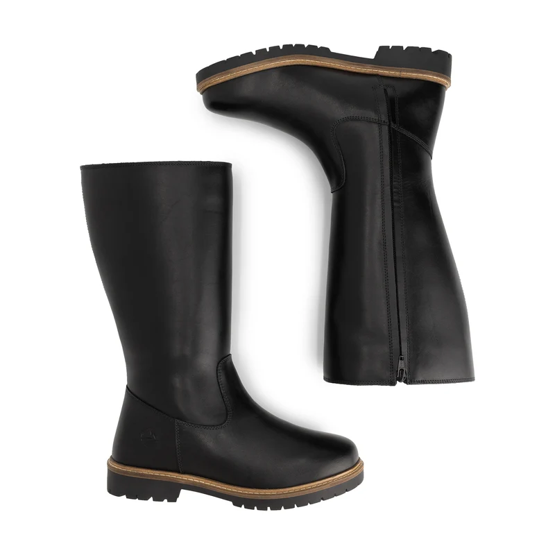 Jondal Damen – Stiefeletten – mit Wolle gefüttert – Schwarz