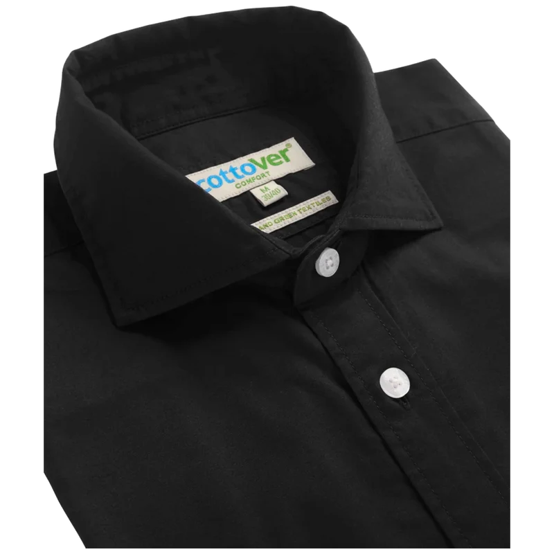Cottover Shirt Twill Comfort Heren GOTS Gecertificeerd 141038