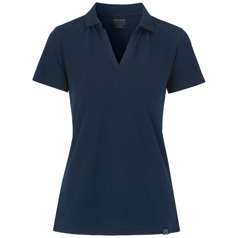 Cottover Stretch Polo Pique Dames GOTS Gecertificeerd 141505