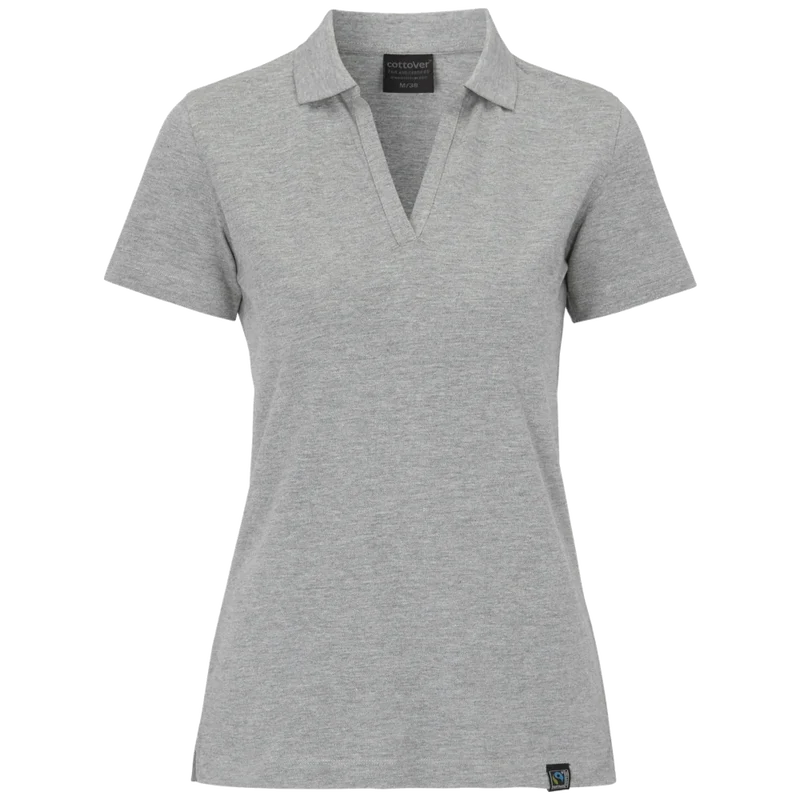 Cottover Stretch Polo Pique Dames GOTS Gecertificeerd 141505