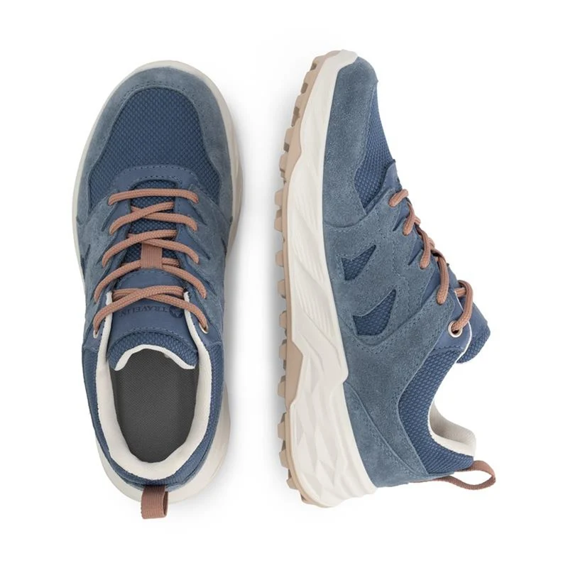 Posio Damen - Niedrige Wanderschuhe - Wasserdicht - Blau