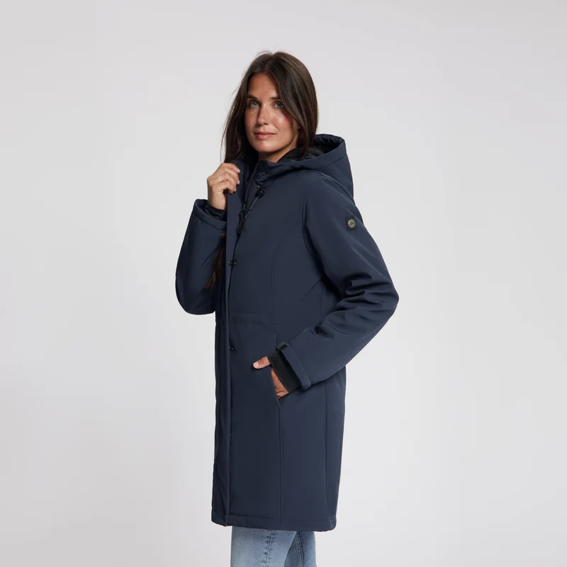Elinor Damen – Softshell-Jacke – Wasserdicht – Marineblau