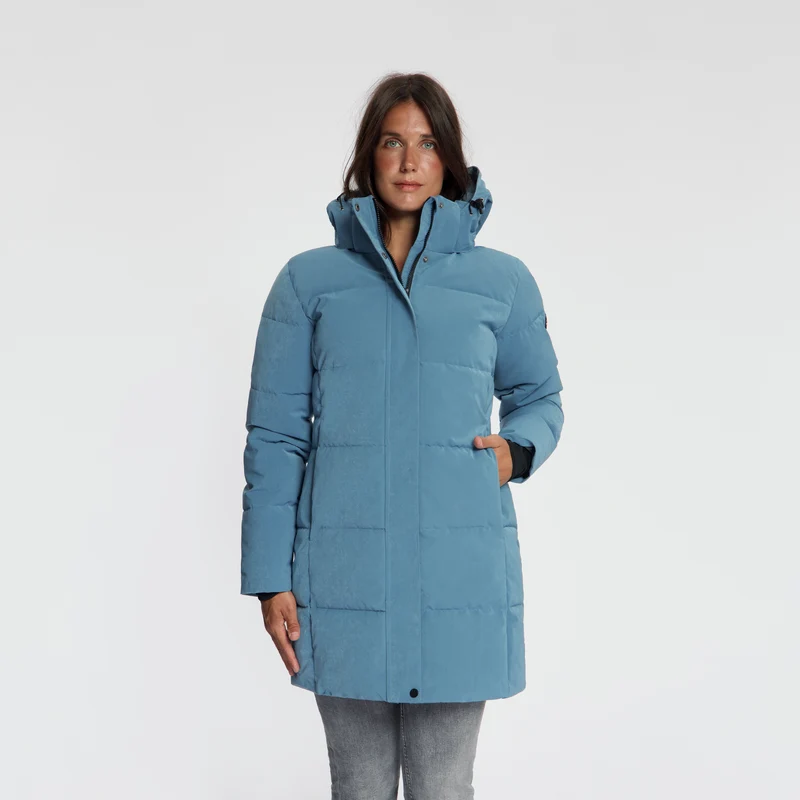 Astrid Damen – Daunen-Winterjacke – Wasserdicht – Blau
