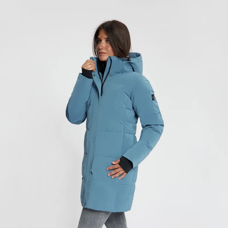 Astrid Damen – Daunen-Winterjacke – Wasserdicht – Blau