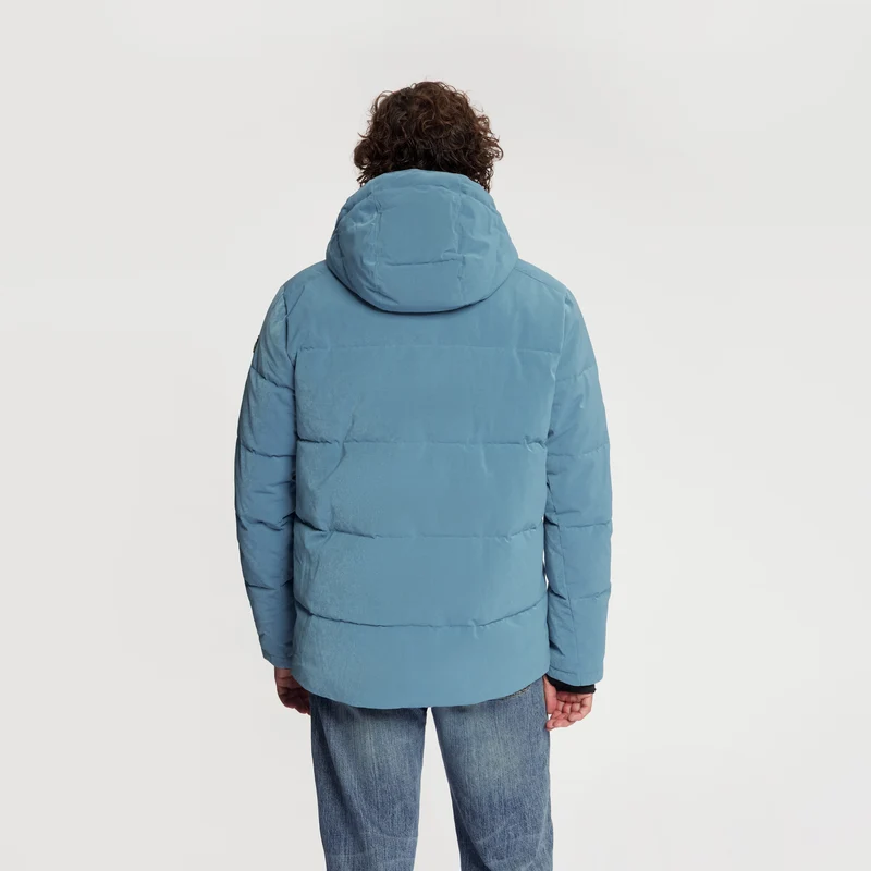Asberg Herren – Daunen-Winterjacke – Wasserdicht – Blau
