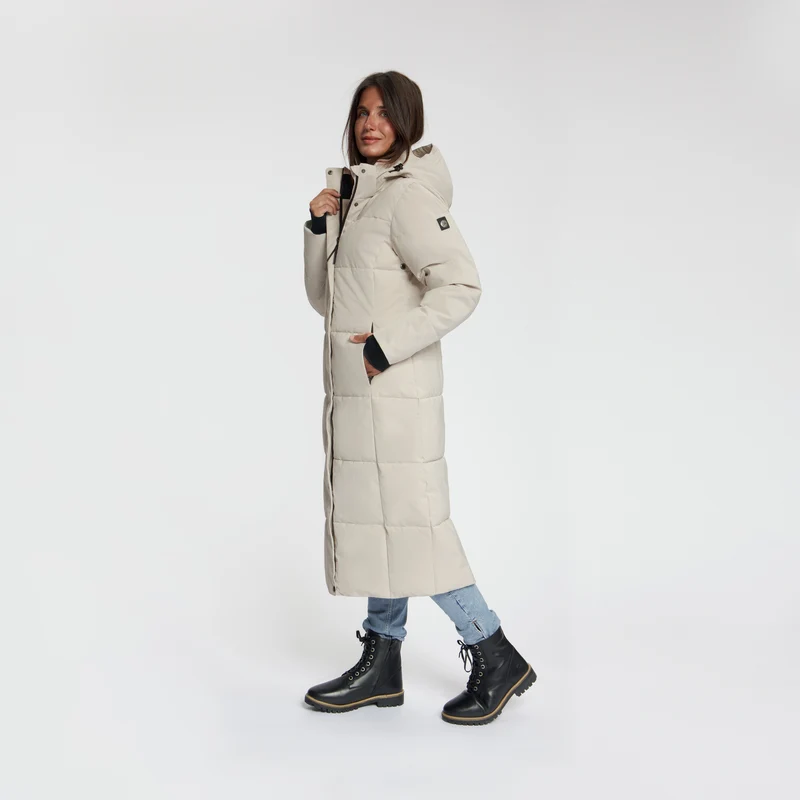 Andels Damen – Daunen-Winterjacke – Wasserdicht – Sand