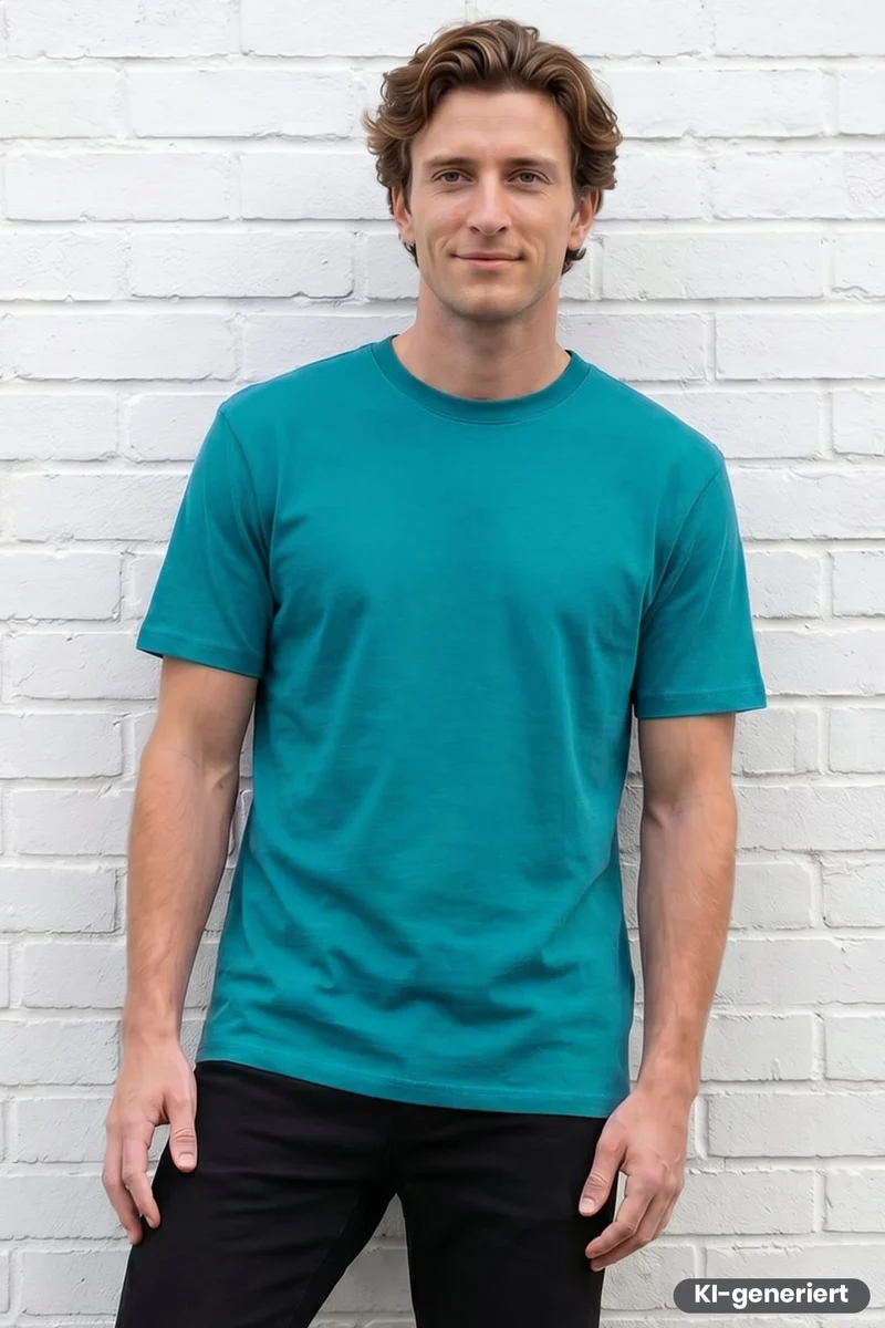 T - Shirt Rundhals / M066-03 Gruen