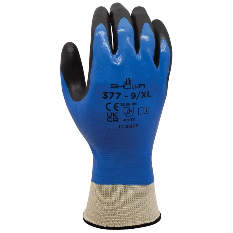 Showa 377 handschoen waterdicht Nitril