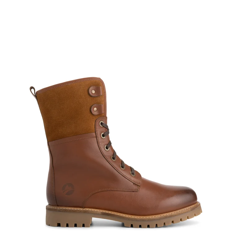 Jostedal Herren - Schnürboots - Wolle gefüttert - Cognac