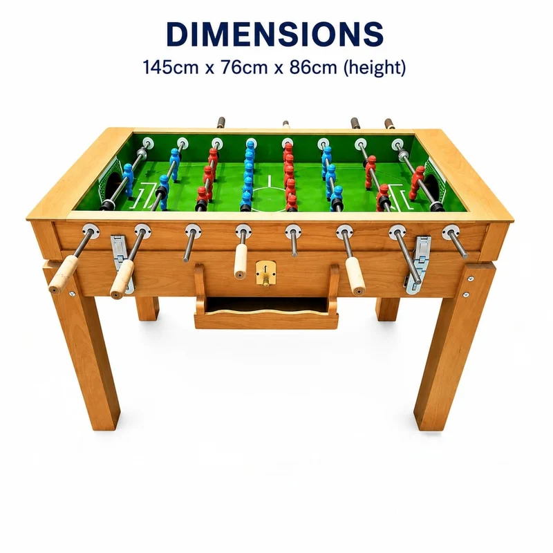 Zayn Soccer Table Baby Foot – Coin-Operated