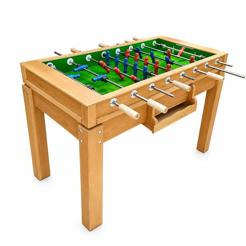 Zayn Soccer Table Baby Foot – Green Playing Surface