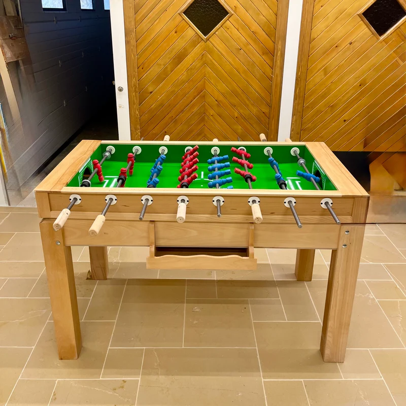 Zayn Soccer Table Baby Foot – Green Playing Surface
