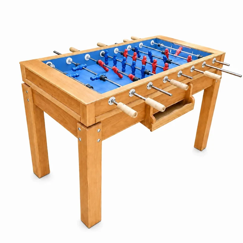 Zayn Soccer Table Baby Foot – Blue Playing Surface