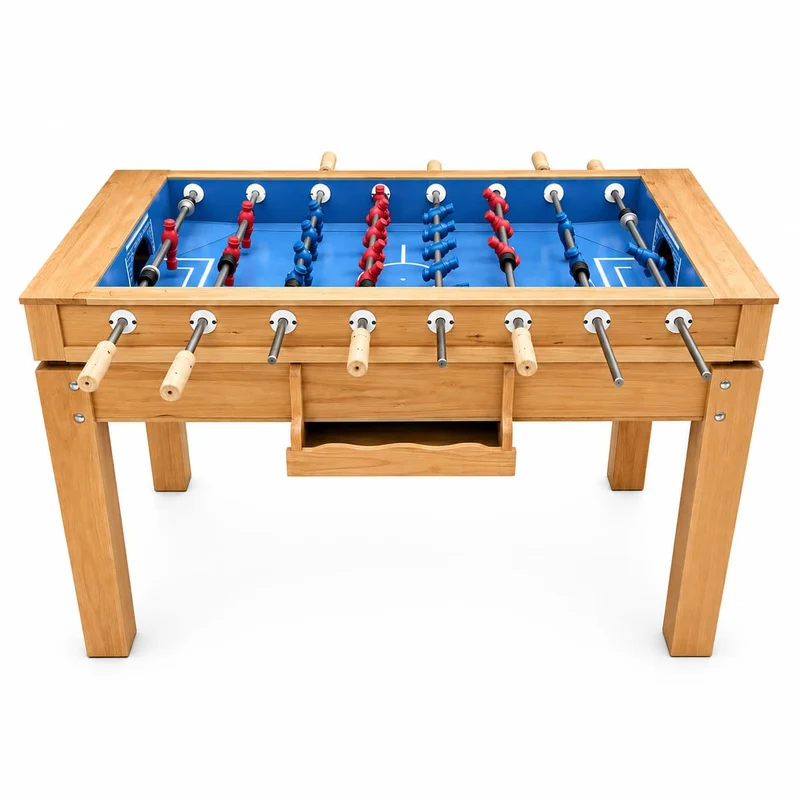 Zayn Soccer Table Baby Foot – Blue Playing Surface