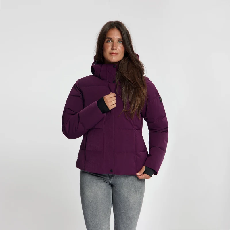 Agnes Damen – Daunen-Winterjacke – Wasserdicht – Lila