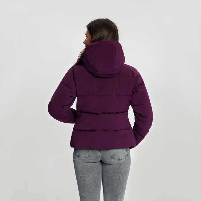 Agnes Damen – Daunen-Winterjacke – Wasserdicht – Lila