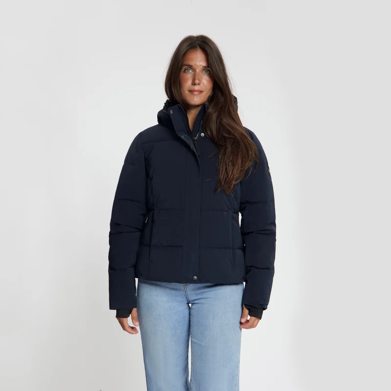 Agnes Damen – Daunen-Winterjacke – Wasserdicht – Marineblau