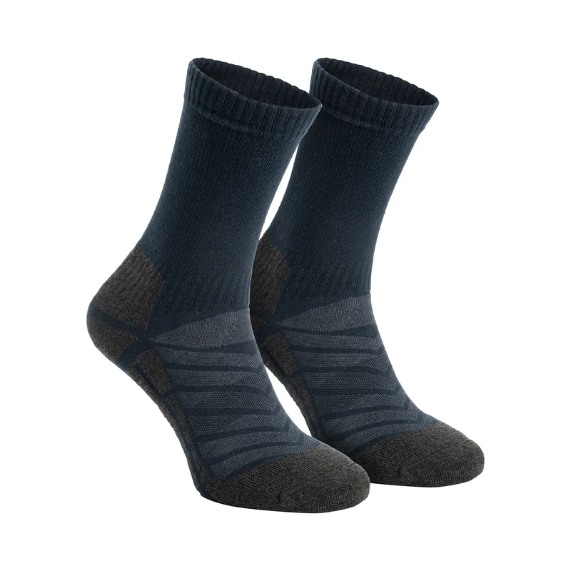 Bran Unisex 2er-Pack Wandersocken – Nahtlos – Dunkelblau