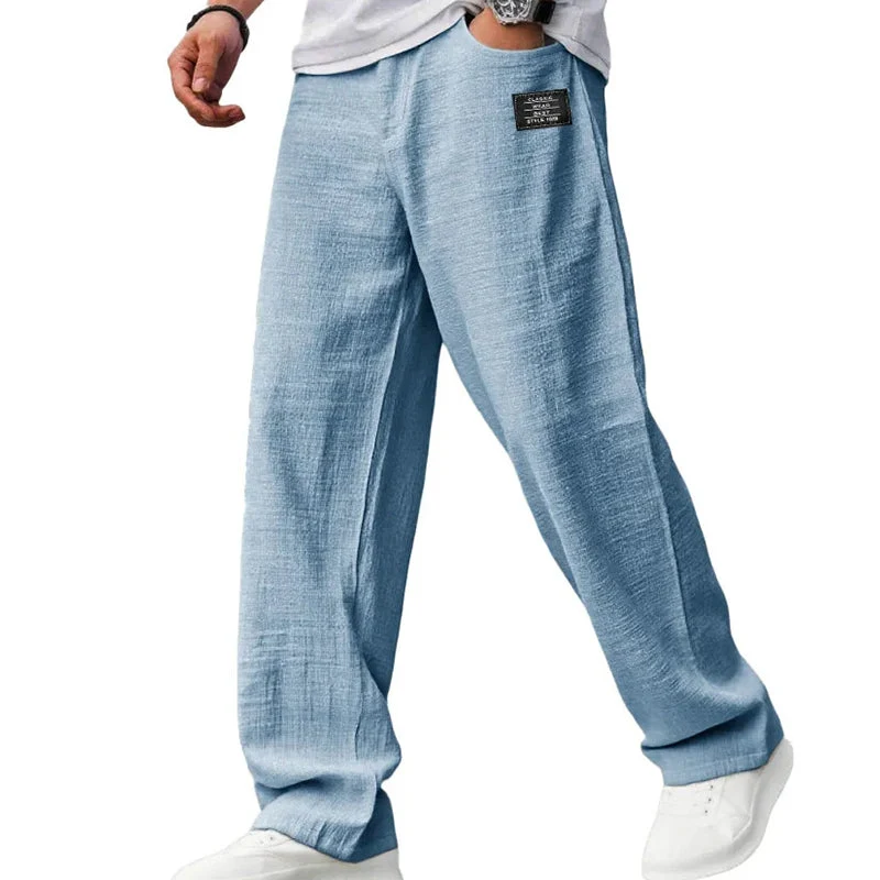 Herren Sommerhose | Luftige Freizeithose mit lockerem Schnitt und tiefen Seitentaschen für warme Tage