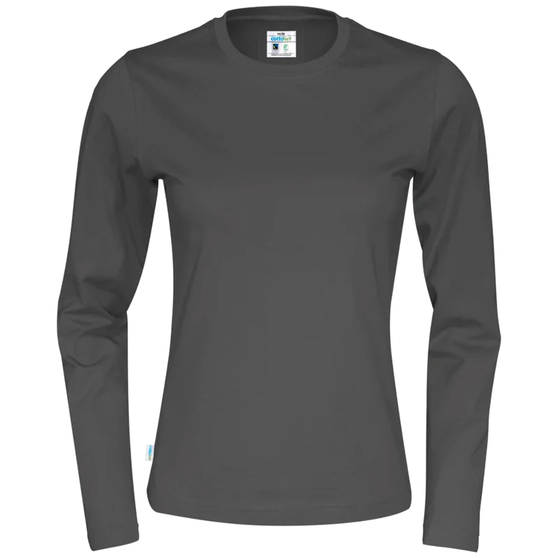 Cottover T-Shirt Long Sleeve Dames GOTS Gecertificeerd 141019