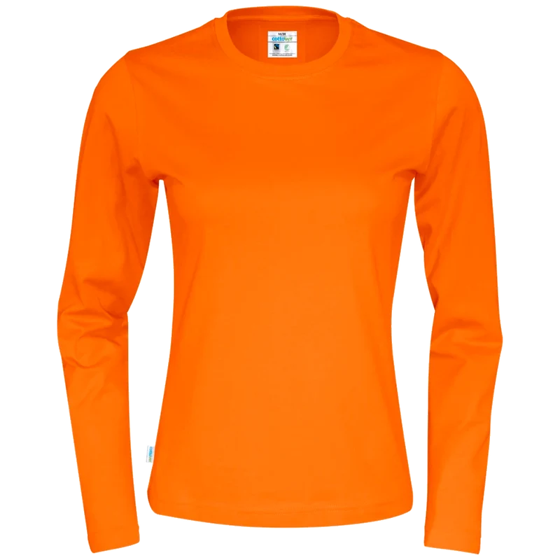 Cottover T-Shirt Long Sleeve Dames GOTS Gecertificeerd 141019