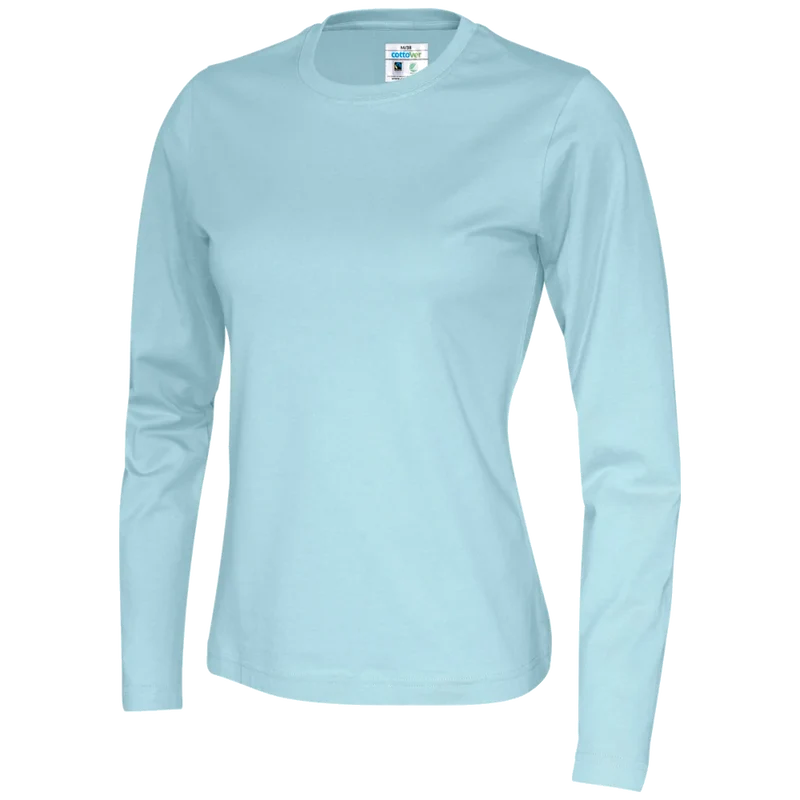 Cottover T-Shirt Long Sleeve Dames GOTS Gecertificeerd 141019