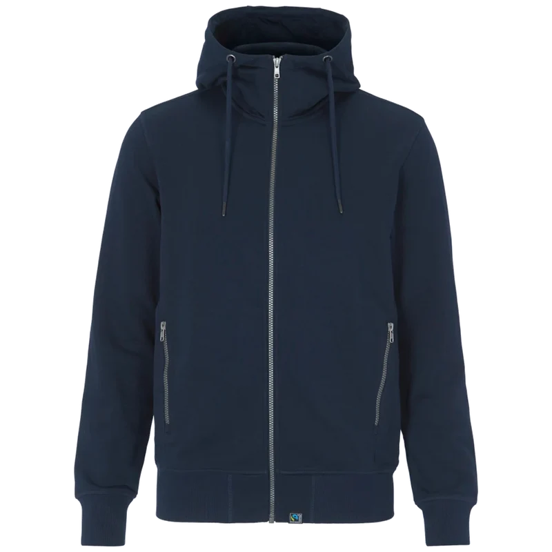 Cottover French Terry Full Zip Hood Men GOTS Gecertificeerd 141510