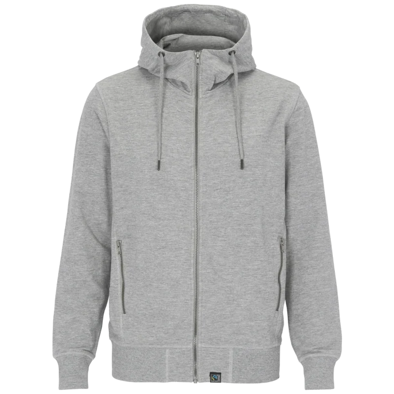 Cottover French Terry Full Zip Hood Men GOTS Gecertificeerd 141510