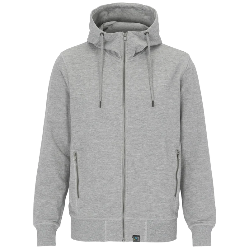 Cottover French Terry Full Zip Hood Men GOTS Gecertificeerd 141510